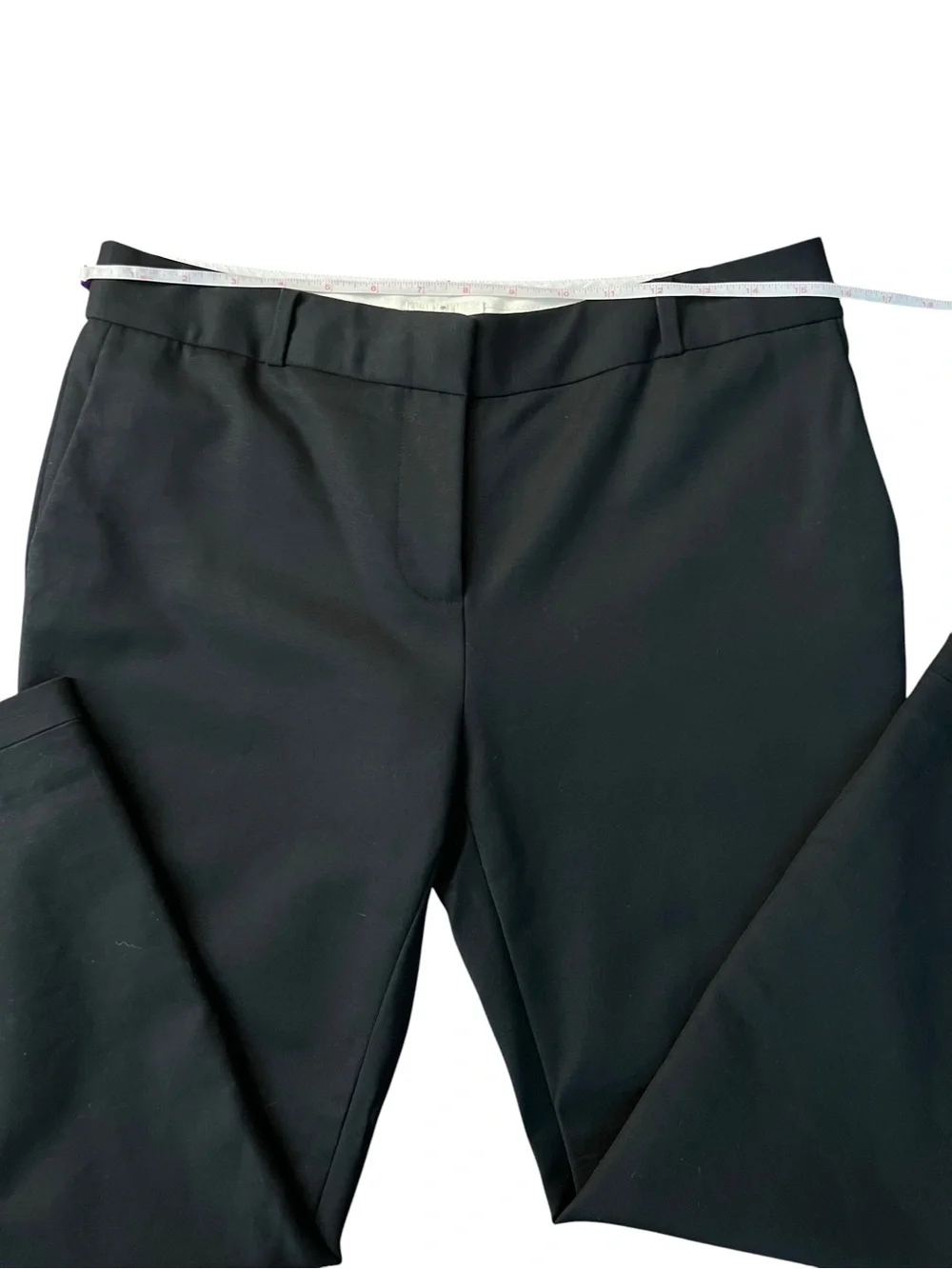 Kate Spade black straight leg cropped dress pants Size 6